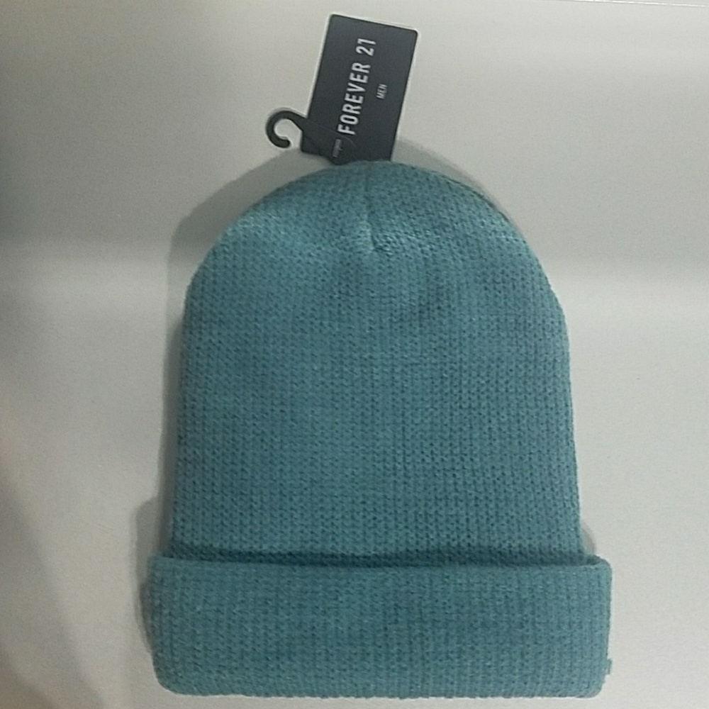 Men's teal beanie